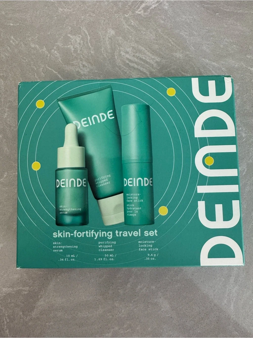 Skin-Fortifying Travel Set — Green